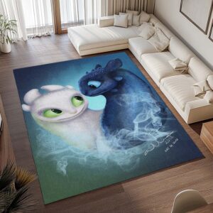 Alternative view of Drachen – Ohnezahn und Tagschatten 9 - Dragons Teppich - TOK