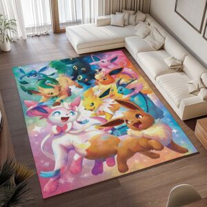Alternative view of Evoli Entwicklung Pokémon  - Eevee Evolution Pokemon 10 Teppich - TOK