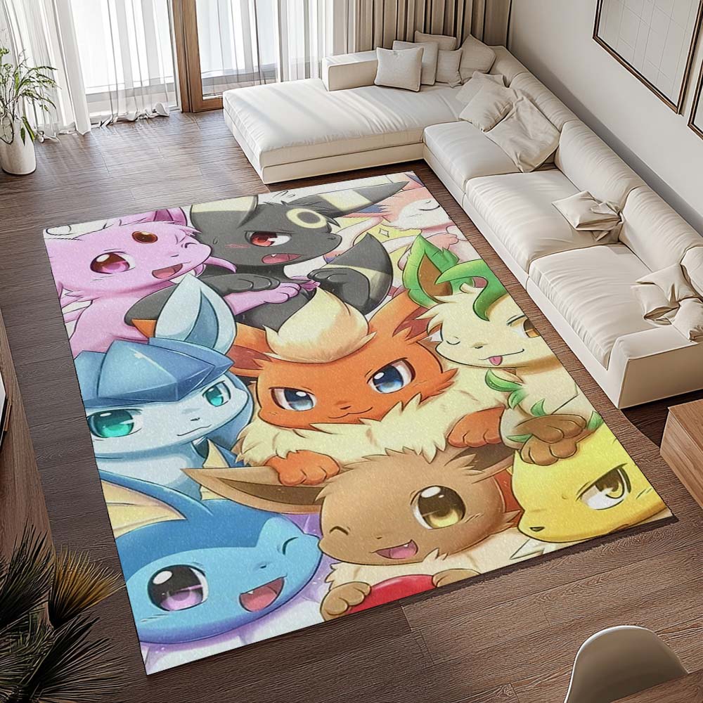 Evoli Entwicklung Pokémon - Eevee Evolution Pokemon 4 Teppich - TOK – Bild 2