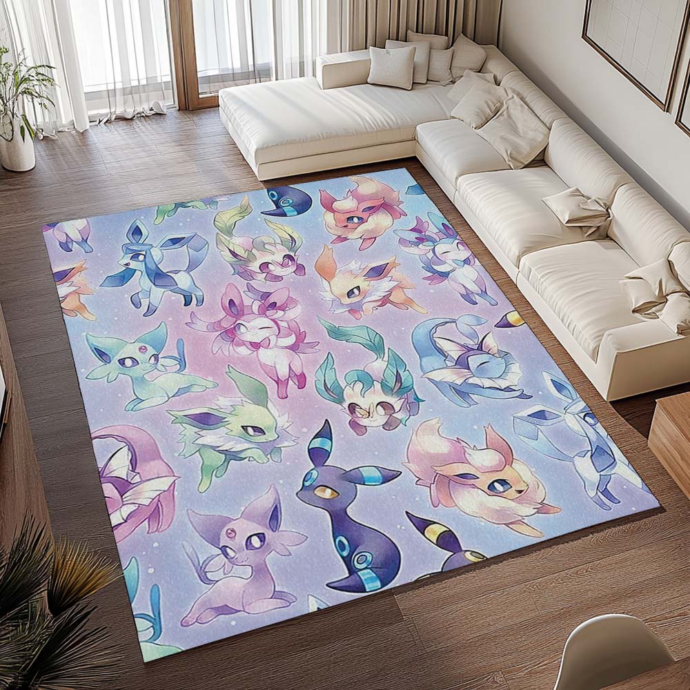 Evoli Entwicklung Pokémon - Eevee Evolution Pokemon 5 Teppich - TOK – Bild 2