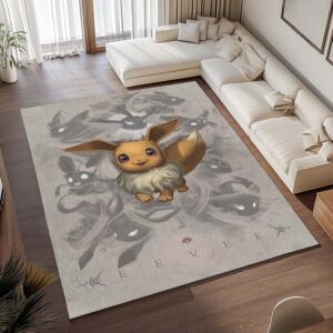 Alternative view of Evoli Pokémon  - Eevee Pokemon 3 Teppich - TOK