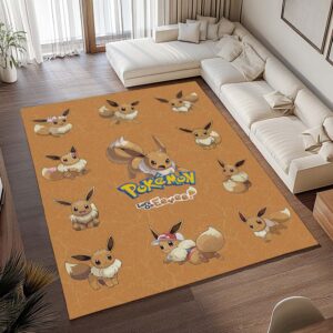 Alternative view of Evoli Pokémon - Eevee Pokemon Teppich - TOK