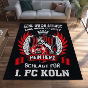 1. FC Köln -  Effzeh Teppich 34 - Teppich für Fans