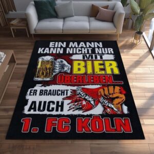 1. FC Köln -  Effzeh Teppich 33 - Teppich für Fans