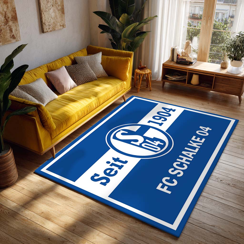FC Schalke 04 - S04 Teppich 01 - Teppich für Fans – Bild 2