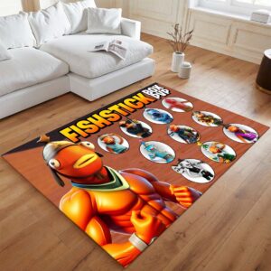 Alternative view of Fishstick Box PVP Fortnite Spiel Teppich - TOK
