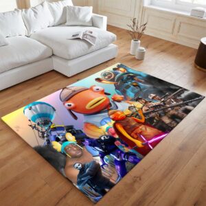Alternative view of Fishsticks Skin Fortnite Spiele 02 Teppich - TOK