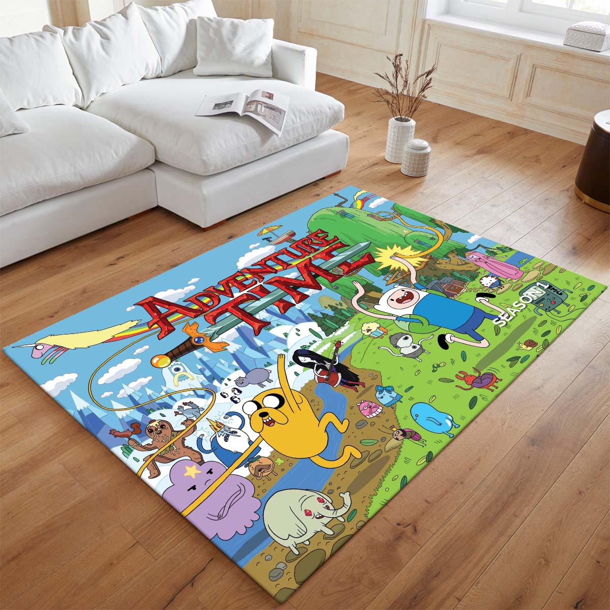 Fortnite Adventure Time Skin Jake der Hund und Finn der Mensch Teppich - TOK – Bild 2