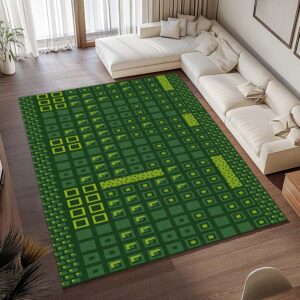Alternative view of Game Boy Tetris Tetrimino 5 Teppich - TOK