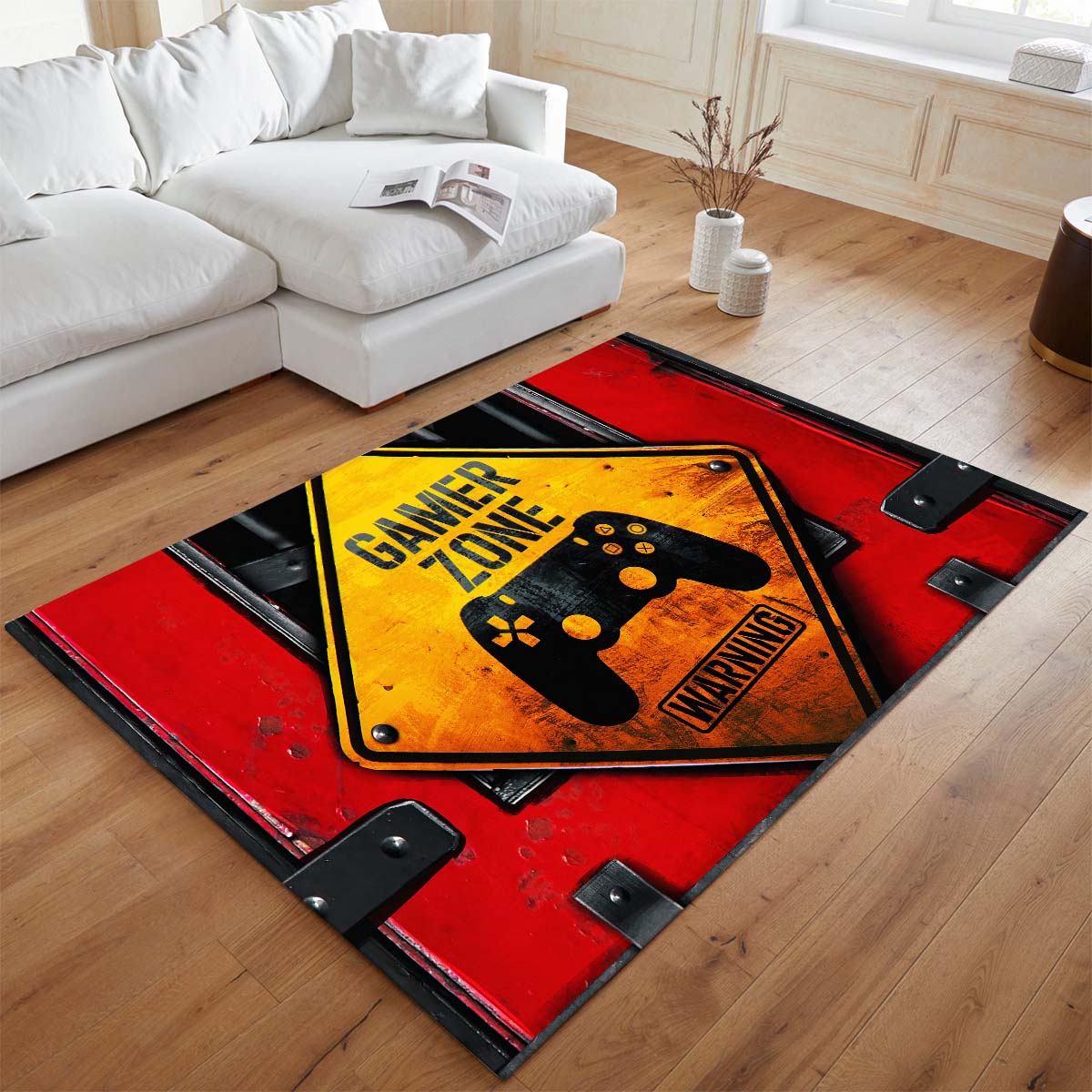 Game Zone – Warnung 2 Teppich - TOK – Bild 2