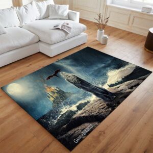 Alternative view of Game of Thrones Daenerys Targaryen Mutter der Drachen 27 Teppich - TOK
