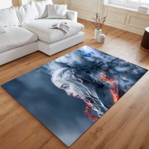 Alternative view of Game of Thrones Daenerys Targaryen Mutter der Drachen und Weißer Wanderer 35 Teppich - TOK