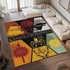 Alternative view of Game of Thrones Häuser 2 Teppich - TOK