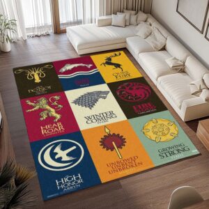 Alternative view of Game of Thrones Häuser Teppich - TOK