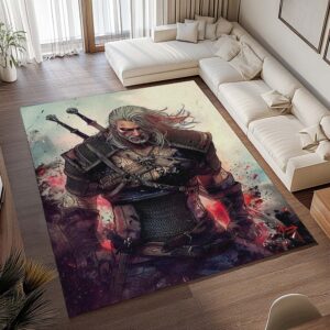 Alternative view of Geralt von Riva – The Witcher 3: Wild Hunt Teppich - TOK