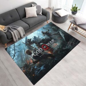 God of War Ragnarök Kratos Kampf Teppich - TOK