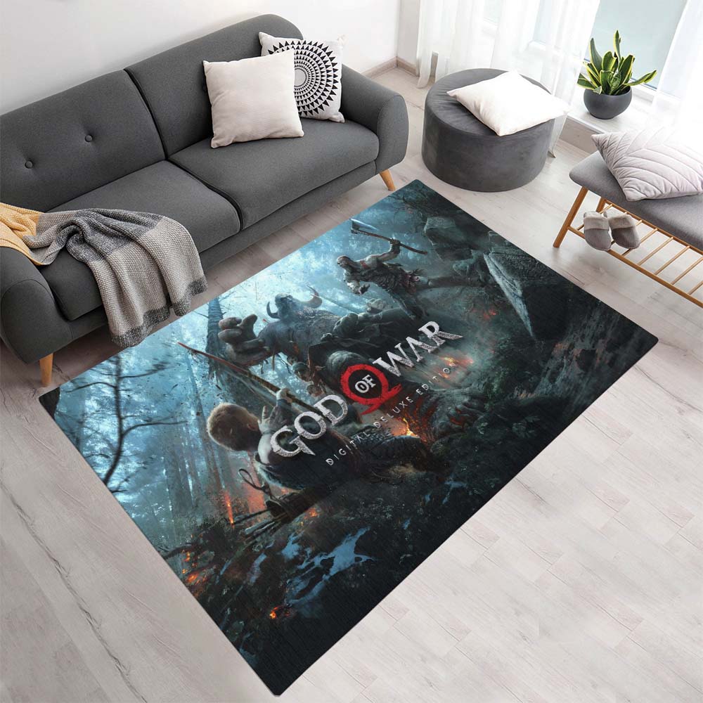 God of War Ragnarök Kratos Kampf Teppich - TOK