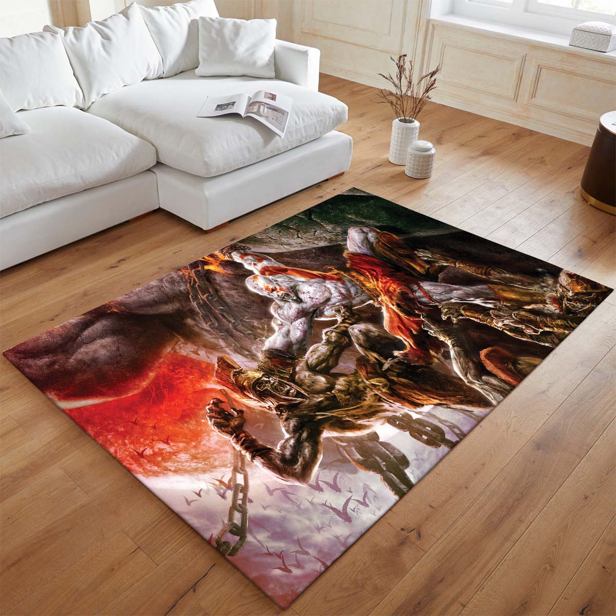 God of War Ragnarök Kratos Kampf 3 Teppich - TOK – Bild 2