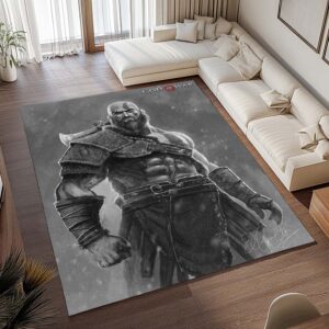 Alternative view of God of War Ragnarök Kratos Geist von Sparta 8 Teppich - TOK