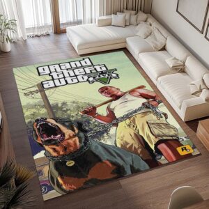 Alternative view of Grand Theft Auto GTA 5 Carl Johnson 2 Teppich - TOK