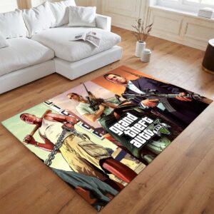 Alternative view of Grand Theft Auto GTA 5 Charaktere Deine Mission Teppich - TOK