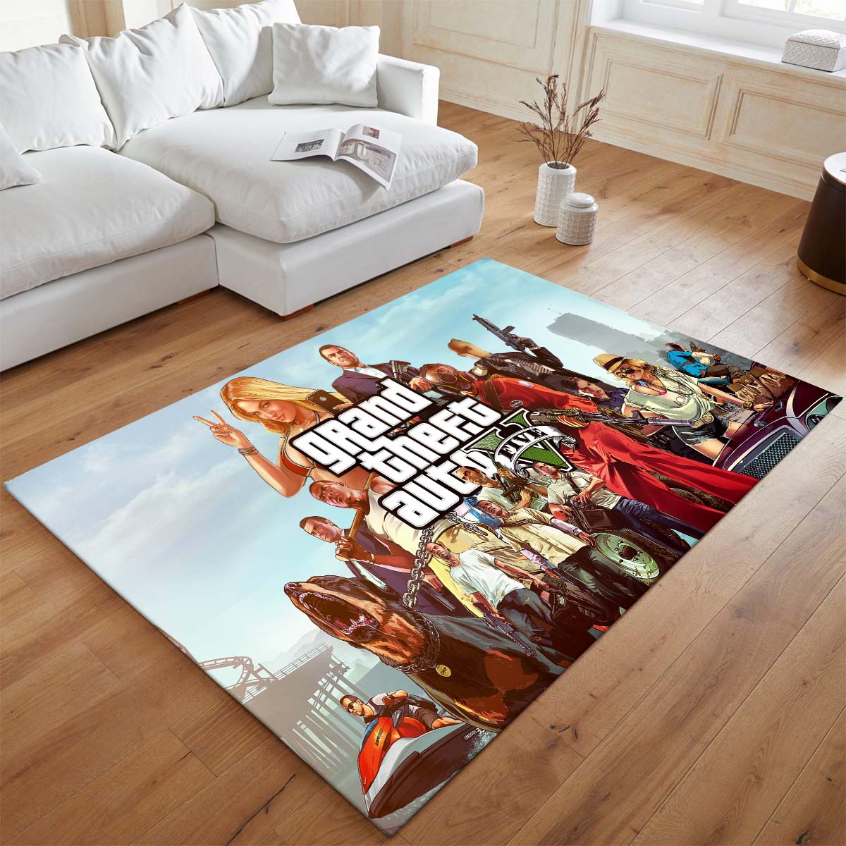 Grand Theft Auto GTA 5 Charaktere Teppich - TOK – Bild 2