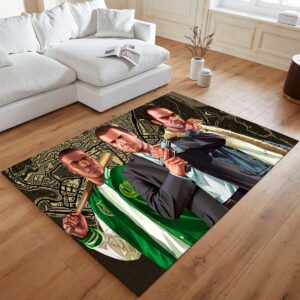 Alternative view of Grand Theft Auto GTA 5 Michael De Santa Trevor Philips Carl Johnson Teppich - TOK