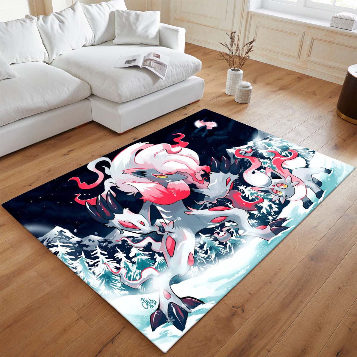 Hisui Zorua und Zoroark 6 Teppich - TOK – Bild 2