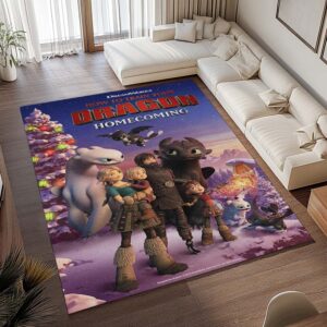 Alternative view of Drachenzähmen leicht gemacht – Alle Charaktere 4 - Dragons Teppich - TOK