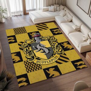 Alternative view of Hufflepuff Harry Potter 3 Teppich - TOK