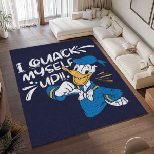 Alternative view of Ich quack mich kaputt – Donald Duck Teppich - TOK