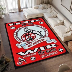 Alternative view of 1. FC Köln -  Effzeh Teppich 25 - Teppich für Fans