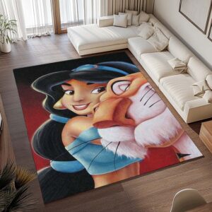 Alternative view of Prinzessin Jasmin und Tiger Rajah – Aladdin 02 Teppich - TOK