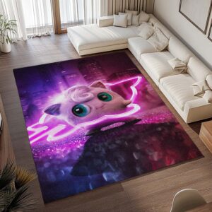 Alternative view of Pummeluff Pokémon - Jigglypuff Pokemon Teppich - TOK