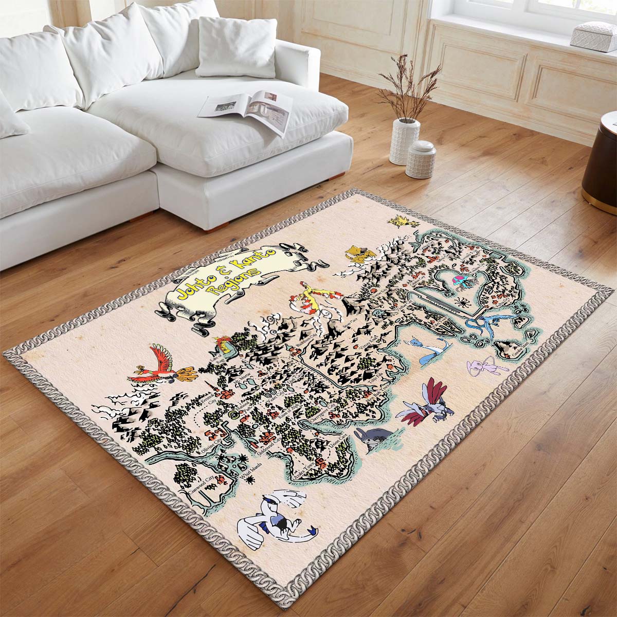 Johto und Kanto Regionen 1002 Teppich - TOK – Bild 2