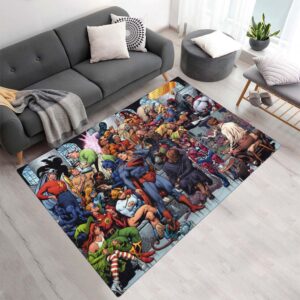 Justice League Alle Charaktere 03 Teppich - TOK