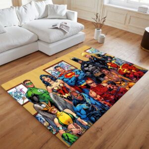 Alternative view of Justice League Alle Charaktere 05 Teppich - TOK
