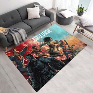 Justice League Alle Charaktere 07 Teppich - TOK