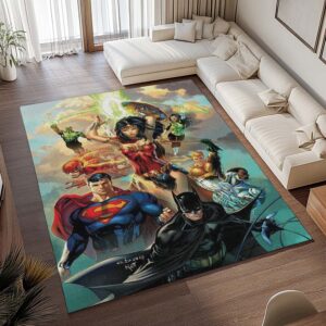 Alternative view of Justice League Alle Charaktere 14 Teppich - TOK
