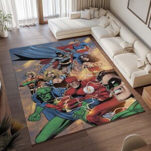 Alternative view of Justice League Alle Charaktere 15 Teppich - TOK