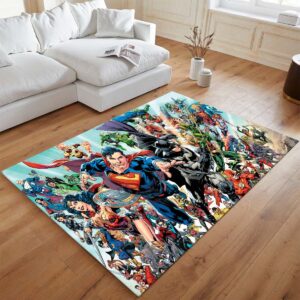 Alternative view of Justice League Alle Charaktere 17 Teppich - TOK