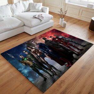 Alternative view of Justice League Alle Charaktere 21 Teppich - TOK