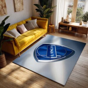 Alternative view of Lancia Car Blue Style 02 Teppich - Teppich mit Automotiv-Motiv
