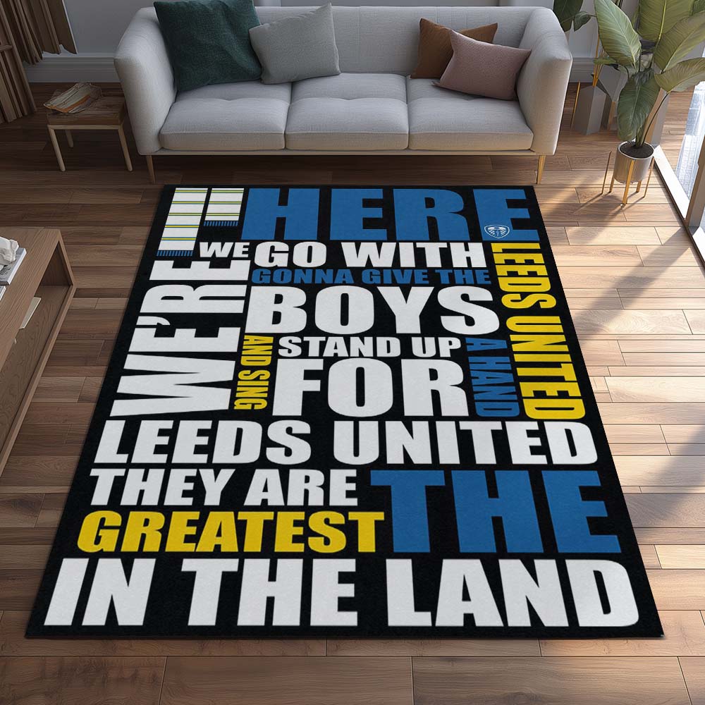 Leeds United FC EFL Championship 21 Teppich – Bild 2
