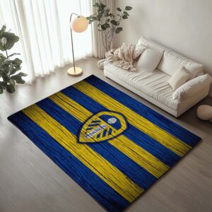 Leeds United FC EFL Championship Holz-Hintergrund Teppich