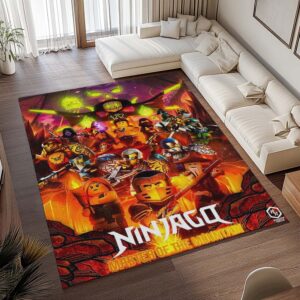 Alternative view of Lego Ninjago Meister des Berges 2 Teppich - TOK