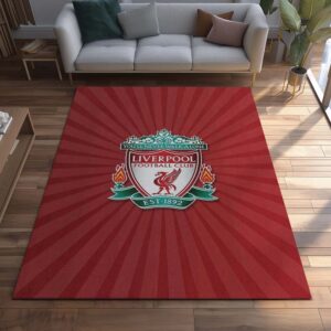 Alternative view of Liverpool FC You Never Walk Alone 07 Teppich
