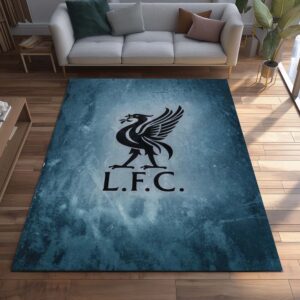 Alternative view of Liverpool FC You Never Walk Alone 09 Teppich