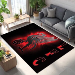 Alternative view of Liverpool FC You Never Walk Alone 10 Teppich