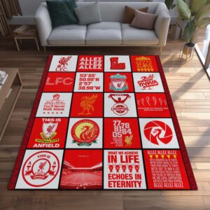 Alternative view of Liverpool Fußballclub LFC 23 Teppich
